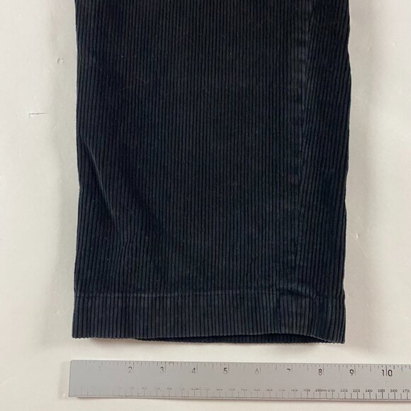 Vintage Brooks Brothers Wide Wale Corduroy Pants Men's 35x30 Actual 34x39 Black - Picture 9 of 11